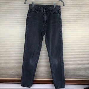 BDG Urban Outfitters Faded Black High-Rise Mom Jeans Classic Festival